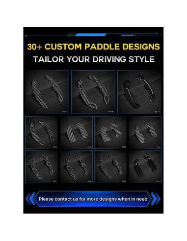 Palanca de Cambio Volante Magnético TDD Tipo 11 para Audi