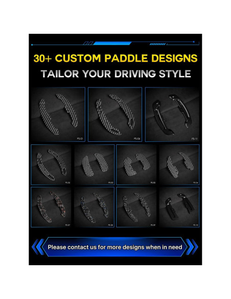 Palanca de Cambio Volante Magnético TDD Tipo 11 para Audi