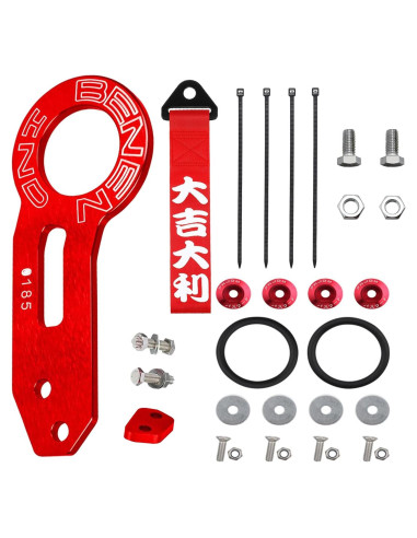 Gancho de Remolque Trasero AULESSE Rojo 0.80 kg Universal