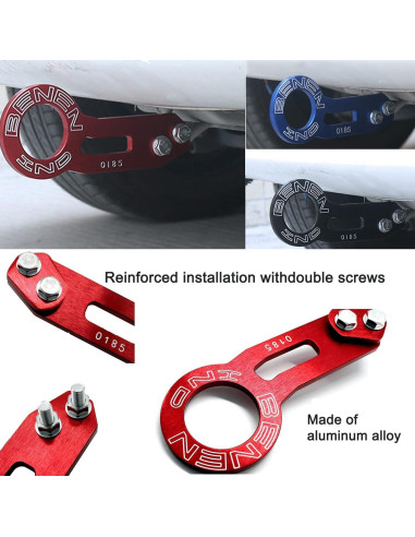 Gancho de Remolque Trasero AULESSE Rojo 0.80 kg Universal