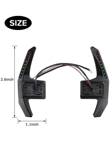 Extensión Palanca de Cambio LED QYMOPAY para BMW 2014+