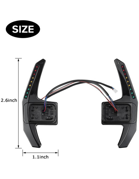 Extensión Palanca de Cambio LED QYMOPAY para BMW 2014+