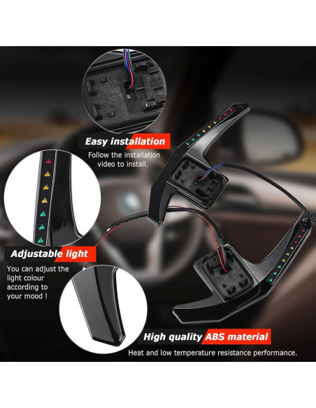 Extensión Palanca de Cambio LED QYMOPAY para BMW 2014+