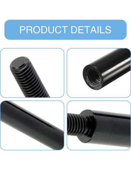 Extensión Palanca de Cambio Awlbed 76mm M10x1.5 Negro