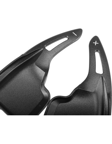 Palancas de Cambio de Volante X AUTOHAUX para BMW - Aluminio Negro