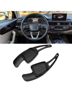 Juego de 2 Palancas de Cambio para Volante BTIHCEUOT A3 A4 A5 A6 A7 Q3 Q5 2