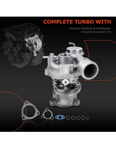 Kit turbocompresor A-Premium K03 con actuador y junta 1.8L 2