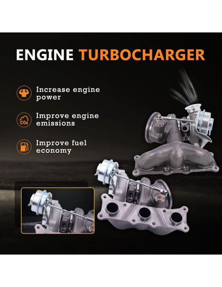 Turbocompresor Doble Topaz N54 TD03 para BMW 335i 2006-2010