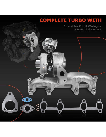 Kit Turbo A-Premium GT1749V con Actuador y Junta para VW