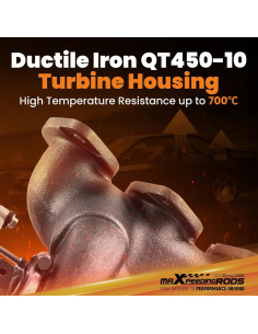 Turbo Turboalimentador maXpeedingrods para Mercedes-Benz C250 E250 SLK250 1.8L 2