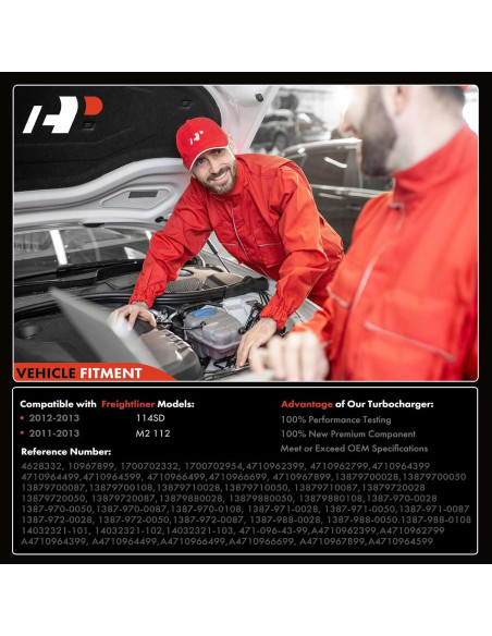 Kit Turboalimentador A-Premium B3G para Freightliner DD13