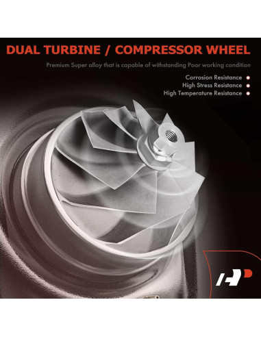 Kit Turboalimentador A-Premium B3G para Freightliner DD13