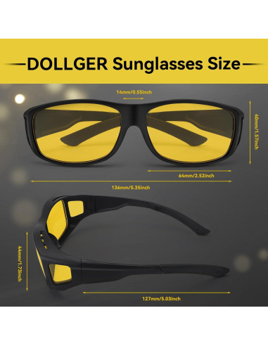Gafas de Visión Nocturna Dollger con Lentes Amarillos HD