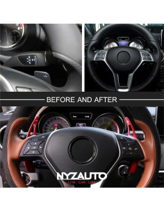 Extensión de Palanca de Cambio NYZAUTO Modelo A Rojo Aluminio 2