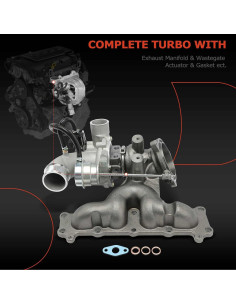 Turboalimentador A-Premium K03 Completo con Junta y Actuador 2