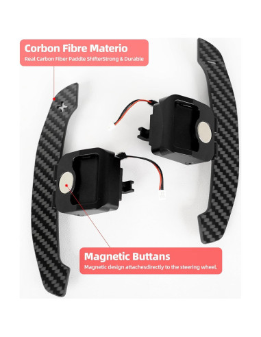 Palanca de Cambio Magnética OHC MOTORS Fibra de Carbono Audi