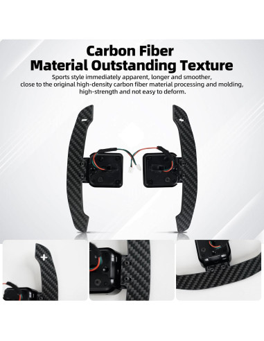 Palanca de Cambio Magnética OHC MOTORS Fibra de Carbono Audi