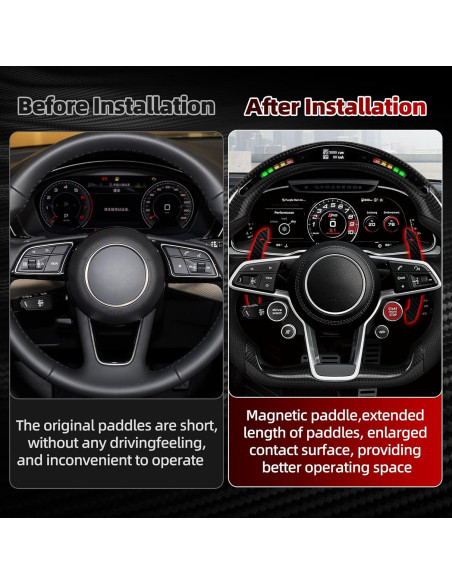 Palanca de Cambio Magnética OHC MOTORS Fibra de Carbono Audi