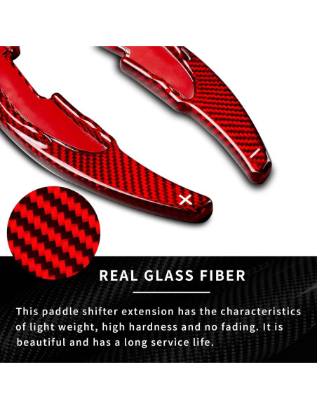 Palanca de Cambio Extensora T-carbon para BMW M2 M3 M4 M5 M6 X5M X6M Rojo
