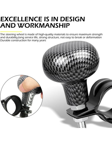 Bola de refuerzo para volante Zeathery fibra de carbono 5.08 cm