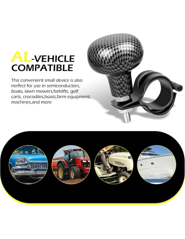 Bola de refuerzo para volante Zeathery fibra de carbono 5.08 cm