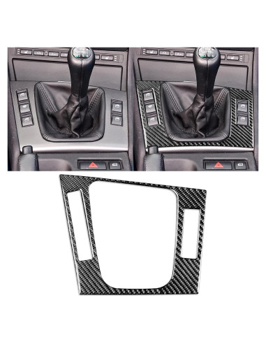 Accesorio de Cambio de Marchas Fibra de Carbono Genérico BMW E46