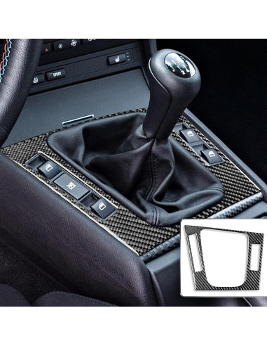 Accesorio de Cambio de Marchas Fibra de Carbono Genérico BMW E46