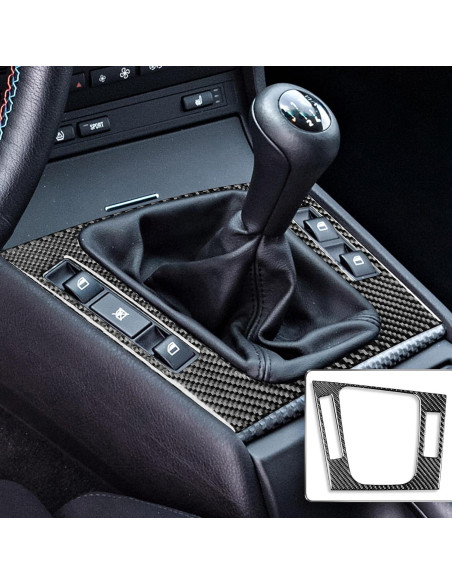 Accesorio de Cambio de Marchas Fibra de Carbono Genérico BMW E46