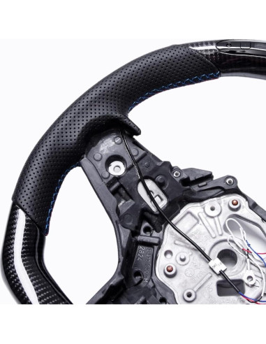 Volante Revolve D-Type Racing Fibra de Carbono LED BMW 2019-2024