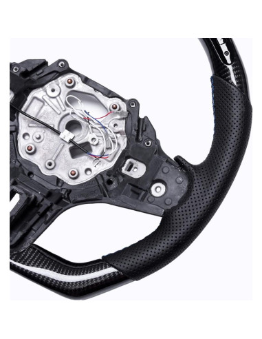 Volante Revolve D-Type Racing Fibra de Carbono LED BMW 2019-2024