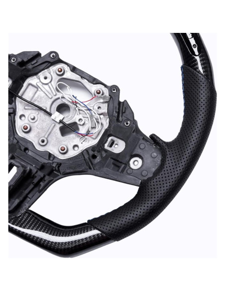 Volante Revolve D-Type Racing Fibra de Carbono LED BMW 2019-2024