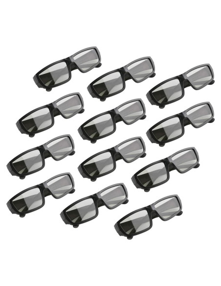 Gafas 3D GELETE pasivas unisex para cine y TV 12 piezas