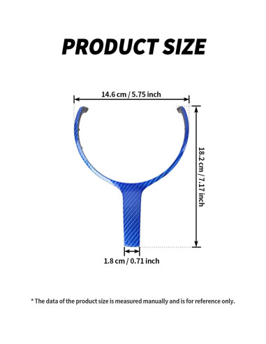 Cubierta de Moldura del Volante SHSBSCAR para BMW F20 F30 F32