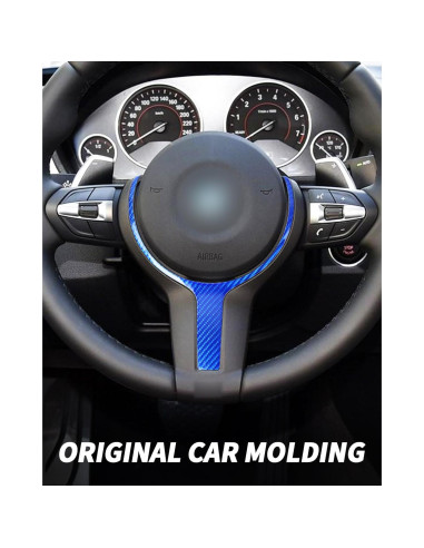 Cubierta de Moldura del Volante SHSBSCAR para BMW F20 F30 F32