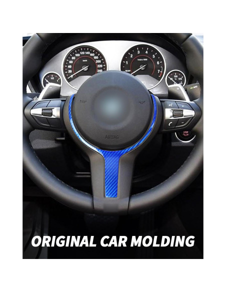 Cubierta de Moldura del Volante SHSBSCAR para BMW F20 F30 F32