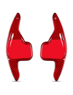 Cubierta de Extensión Cambiador Paletas T-carbon Rojo BMW