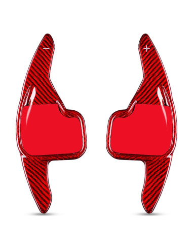 Cubierta de Extensión Cambiador Paletas T-carbon Rojo BMW