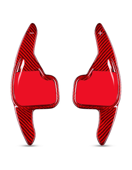 Cubierta de Extensión Cambiador Paletas T-carbon Rojo BMW