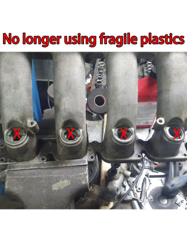 4 Inserciones de Inyector de Combustible Aluminio HOMEWITHU 1.8T