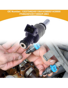 Inyector de Combustible RATCHROLL 13537546245 para BMW 2001-2006 2