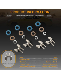 Juego de Sellos de Reparación Inyectores DMMOHLE M271 4 Piezas 2