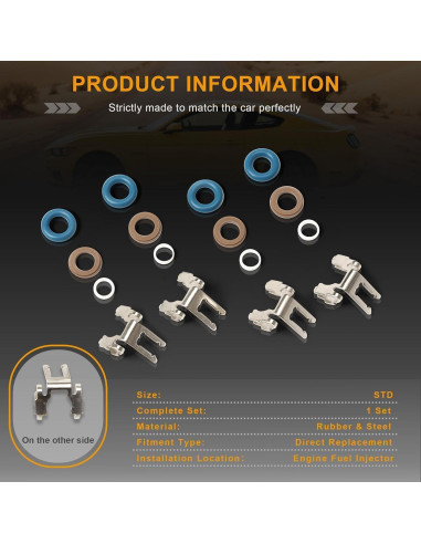 Juego de Sellos de Reparación Inyectores DMMOHLE M271 4 Piezas