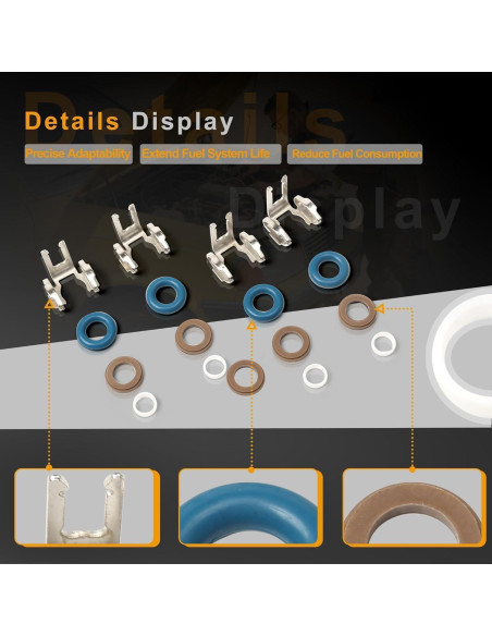 Juego de Sellos de Reparación Inyectores DMMOHLE M271 4 Piezas