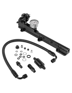 Kit de riel de combustible Endxedo B-Series con medidor