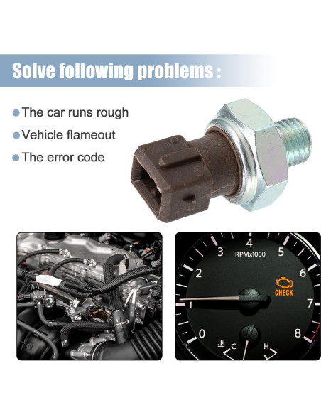 Sensor de Presión del Riel de Combustible X AUTOHAUX para BMW