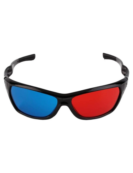 Gafas 3D Unisex Calsgkspray Marco Negro y Rojo