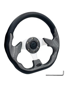 Volante de Carrito de Golf YEHICY 12.5" Fibra de Carbono Universal