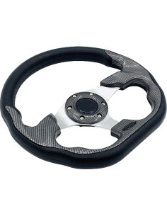 Volante de Carrito de Golf YEHICY 12.5" Fibra de Carbono Universal 2