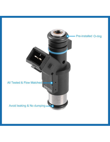 Inyector de Combustible 4 Pcs A ABSOPRO para Citroen y Peugeot