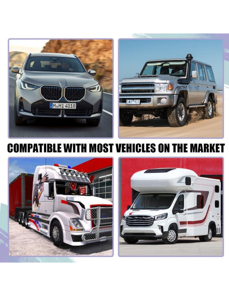 Cubierta de Volante de Coche PACLVIO 37-38 cm Antideslizante